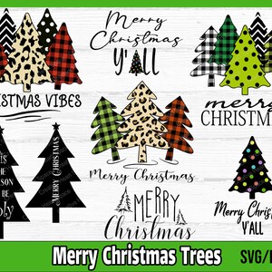 Árvores de Natal SVG, Natal SVG, Feliz Natal SVG, Feliz Natal para todos vocês svg