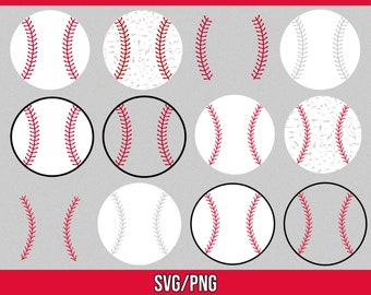 Baseball SVG Bundle, Distressed Baseball SVG, PNG, Baseball Silhouette svg, Cut files for Cricut and Silhouette