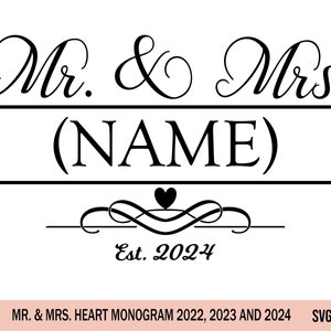 Mr. & Mrs. SVG, Wedding SVG, Wedding Glasses svg, Personalized Wedding svg, Custom Names svg, Personalized Mr. and Mrs. svg