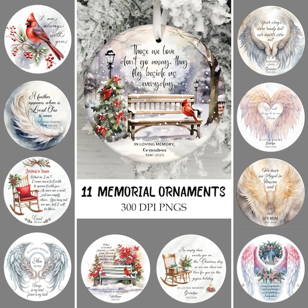 Memorial Ornaments - Etsy