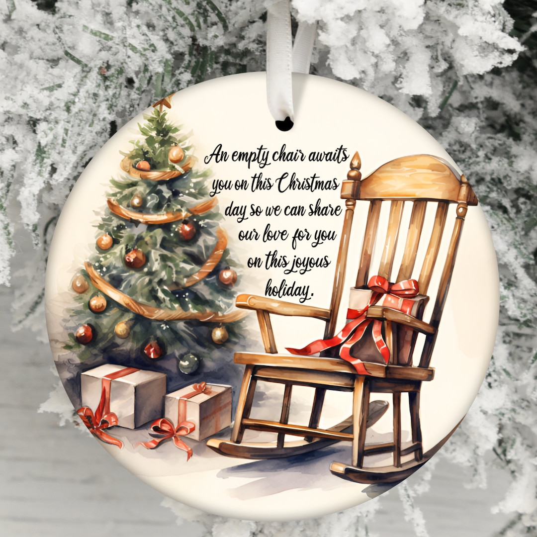 Memorial Christmas Poem Ornament PNG, Remembrance Ornament PNG, Instant ...