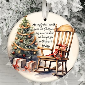 Ornamento commemorativo di poesia natalizia PNG, Ornamento commemorativo PNG, Download immediato, Ornamento con citazione commemorativa, Aggiungi foto di ornamento commemorativo
