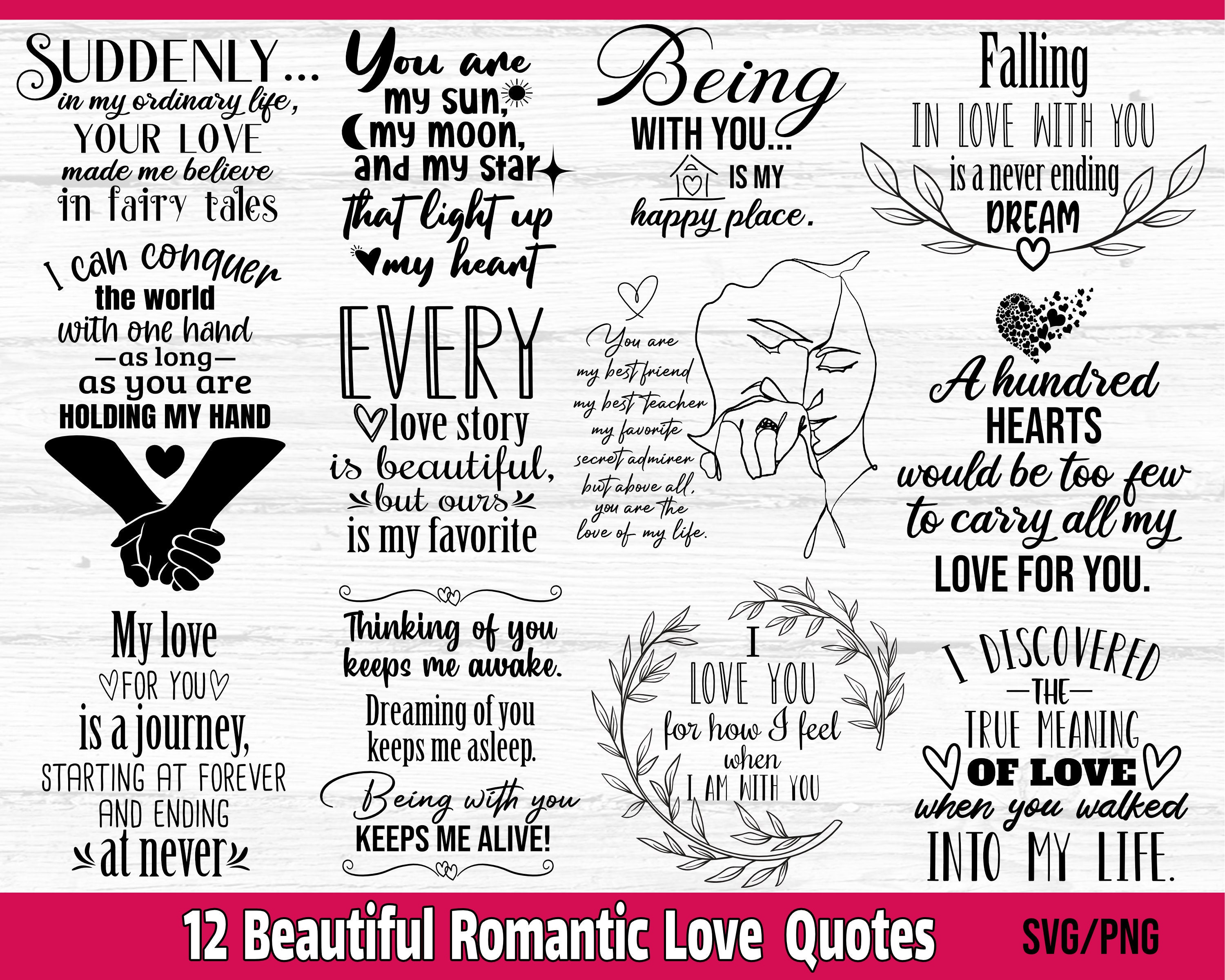 Romantic Love Quotes SVG Bedroom Sign SVG Romantic Sign Svg Etsy Canada