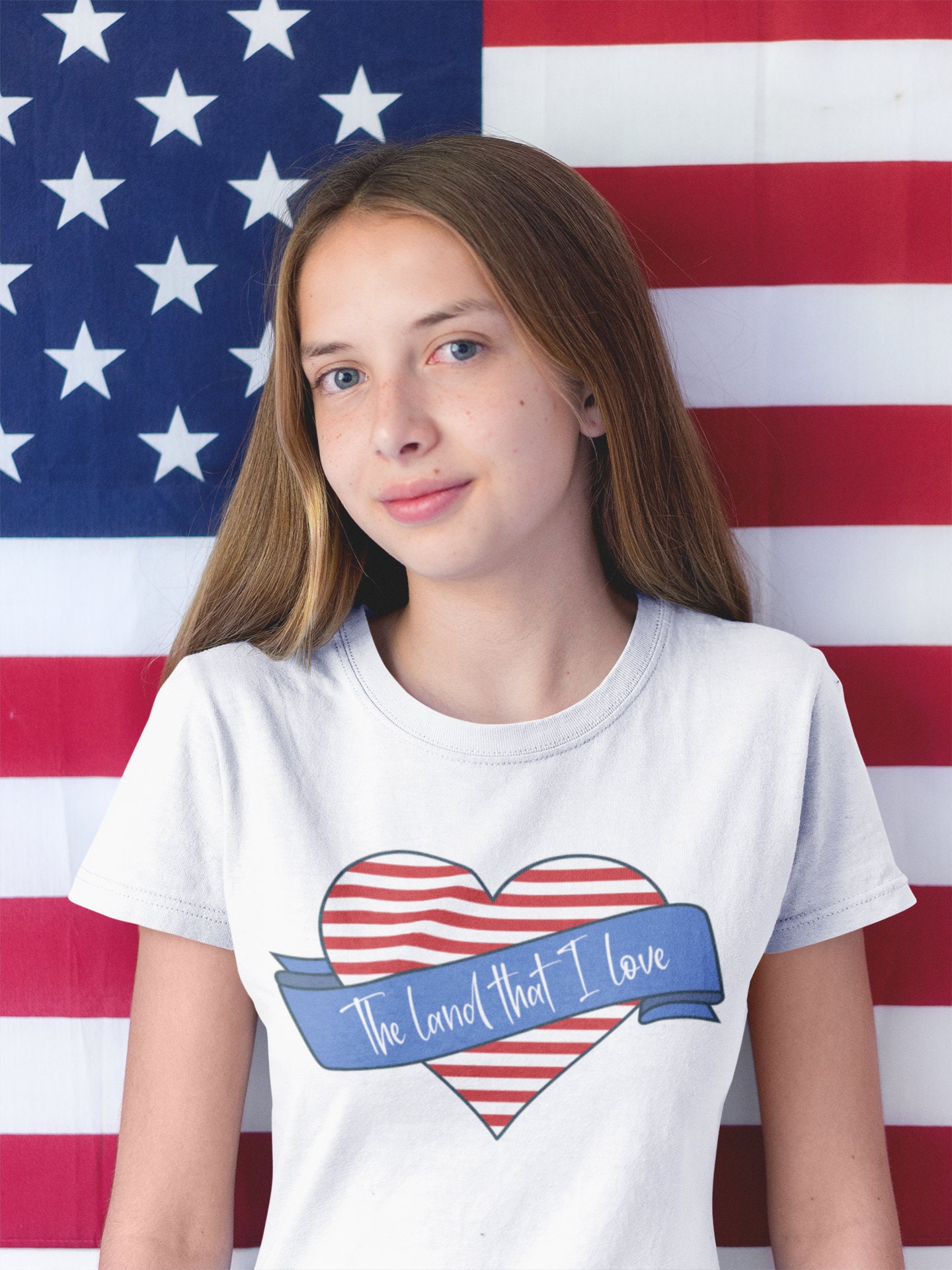 American Flag Heart SVG USA Heart Flag SVG 4th of July Svg Etsy