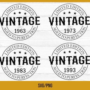 Geburtstag SVG, gealtert zur Perfektion SVG, benutzerdefinierte Geburtstag Jahr, Geburtstag Shirt svg