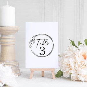 Wedding Table Numbers SVG, Wedding SVG, Wedding Sign svg, Table Numbers svg, Wedding Stationery svg, Wedding Printables svg image 4