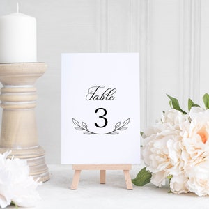 Wedding Table Numbers SVG, Wedding SVG, Wedding Sign svg, Table Numbers svg, Wedding Stationery svg, Wedding Printables svg image 3