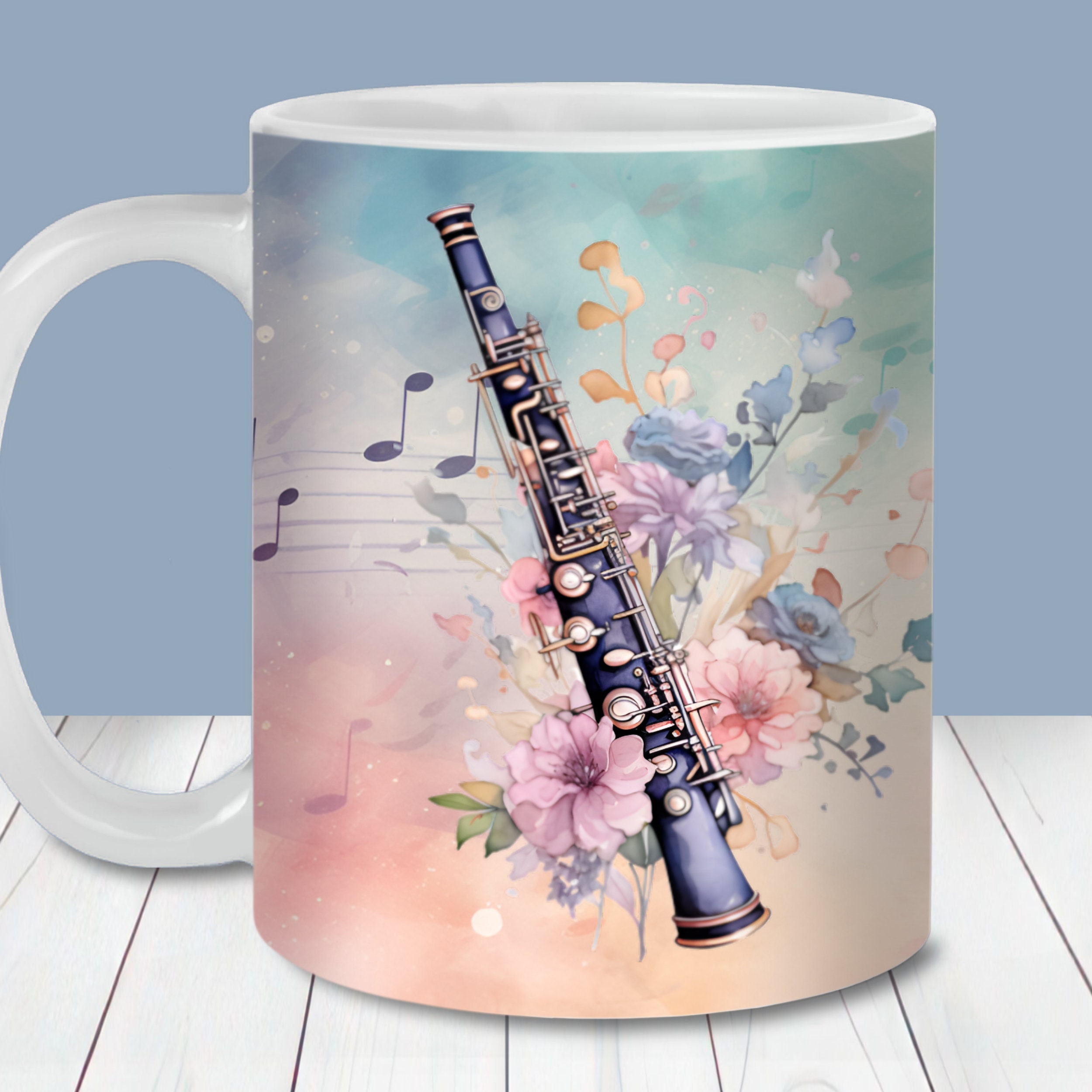 Felpa Con Cappuccio Musicale "Without The Clarinet Life Would Be" - Regalo Per Musicisti E Amanti Del Clarinetto - Foto 5