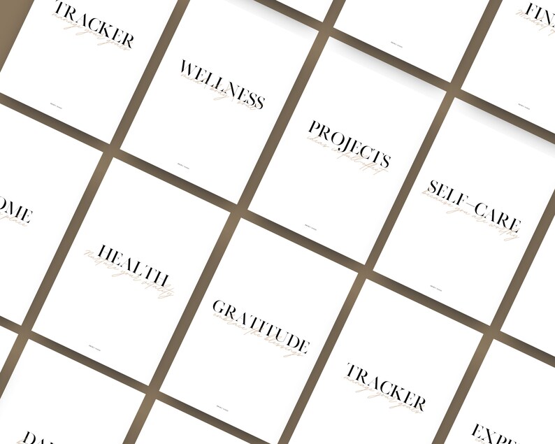 A6 DASHBOARD COVERS 21 Printable Cover Pages Planner Dividers PDF