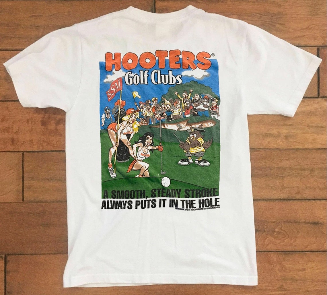 Vintage 1998 Hooters Golf Club TShirt Hooters 90's Golf Etsy