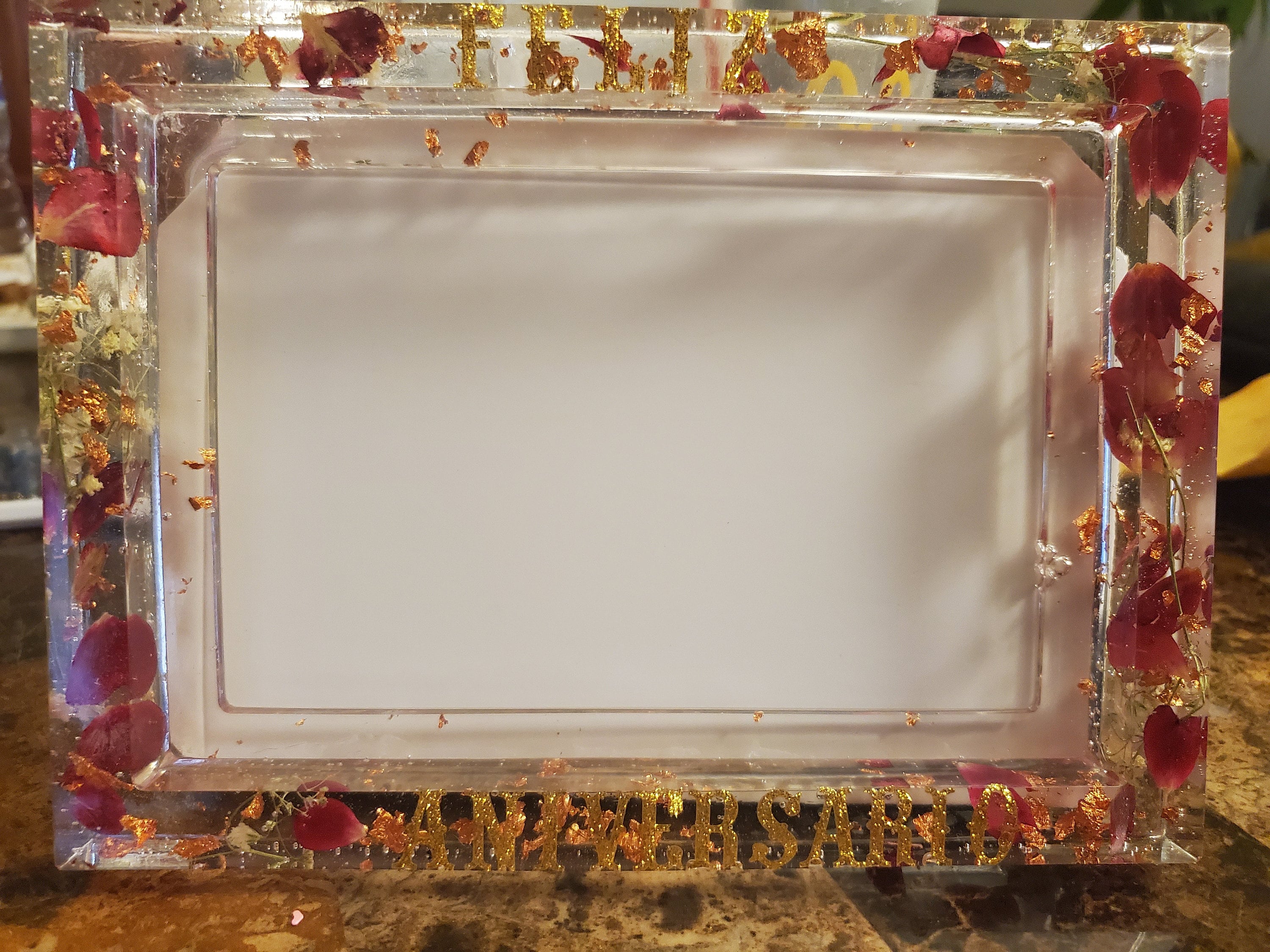 Resin picture frame Etsy