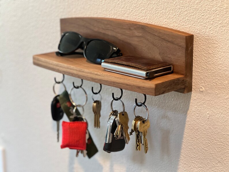 Simple Entryway Shelf A Small Floating Shelf for Keys Etsy