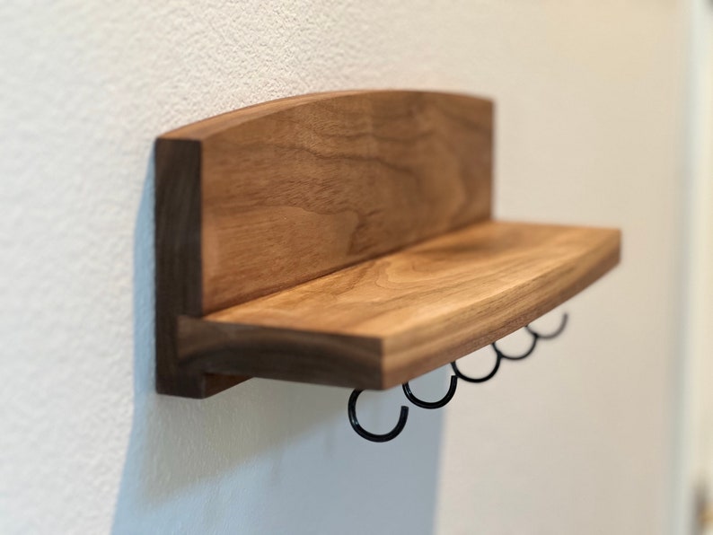 Simple Entryway Shelf A Small Floating Shelf for Keys Etsy