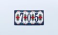 House Numbers, Address Numbers, Mailbox Numbers, House Number Signs, Talavera, Ceramic Tile, Hand Painted, Handmade, Home Decor, 6x3 Tiles
