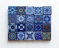 Handmade Talavera Ceramic Tile: Mexican Folk Art Mosaic Accent 2x2