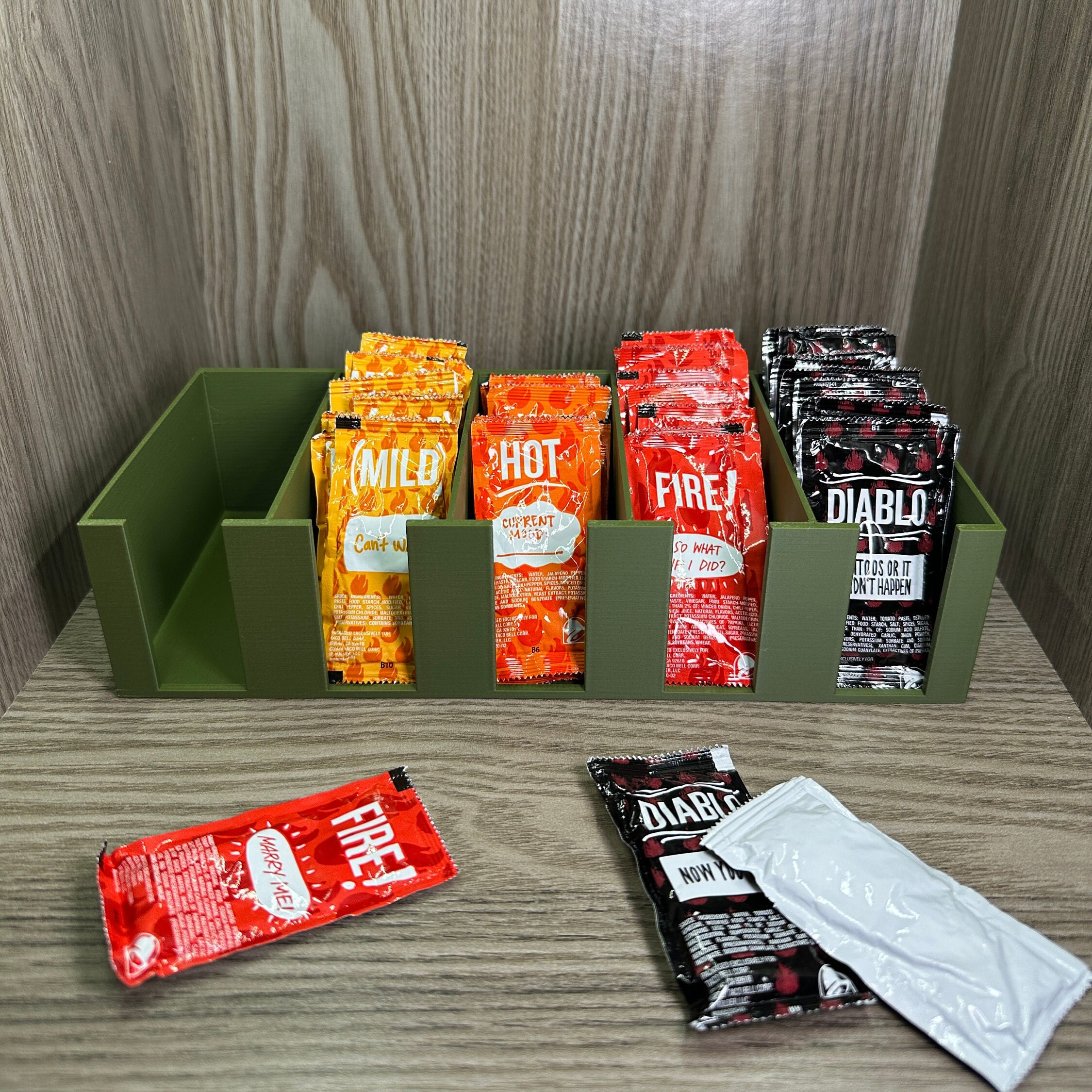 The Home Sauce Packet/drip/condiment Holder, Station, Caddy, Kitchen ...