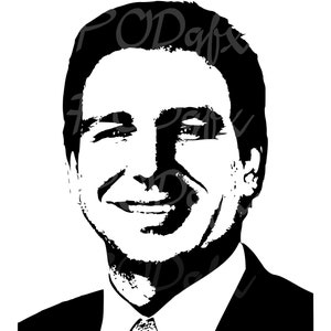 Ron Desantis SVG PNG JPG | Ron Desantis Vector | Ron Desantis Silhouette