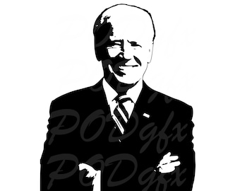 Joe Biden SVG PNG JPG | Joe Biden Vector | Joe Biden Silhouette