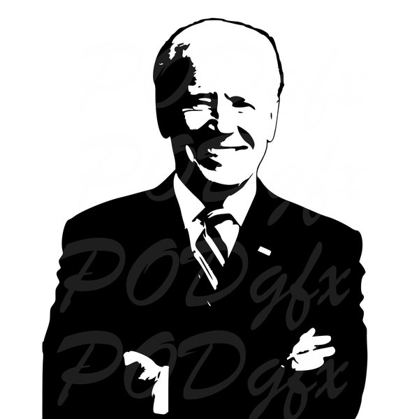 Joe Biden SVG PNG JPG | Joe Biden Vector | Joe Biden Silhouette