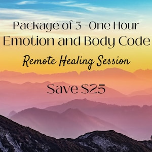 3 - 1 Hour Remote Healing Sessions