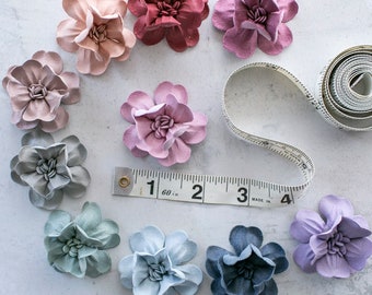 Artificial Flower with Stamen | Felt Flower | Small Artificial Paper 3D Flower | Floral DIY Craft Supply