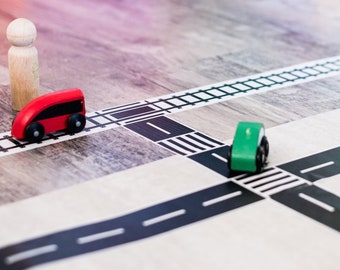 Roadway & Train Track Washi Tape: Kid's DIY Play