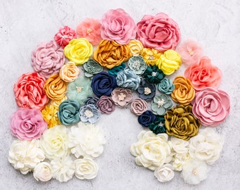 Bolsa de flores de tela: adornos de sombrerería DIY