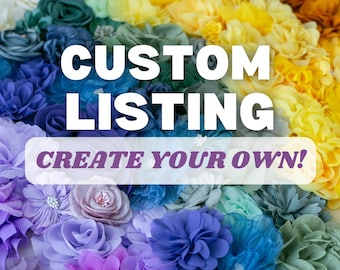 Custom Color Fabric Flower Grab Bag: DIY Millinery Embellishments