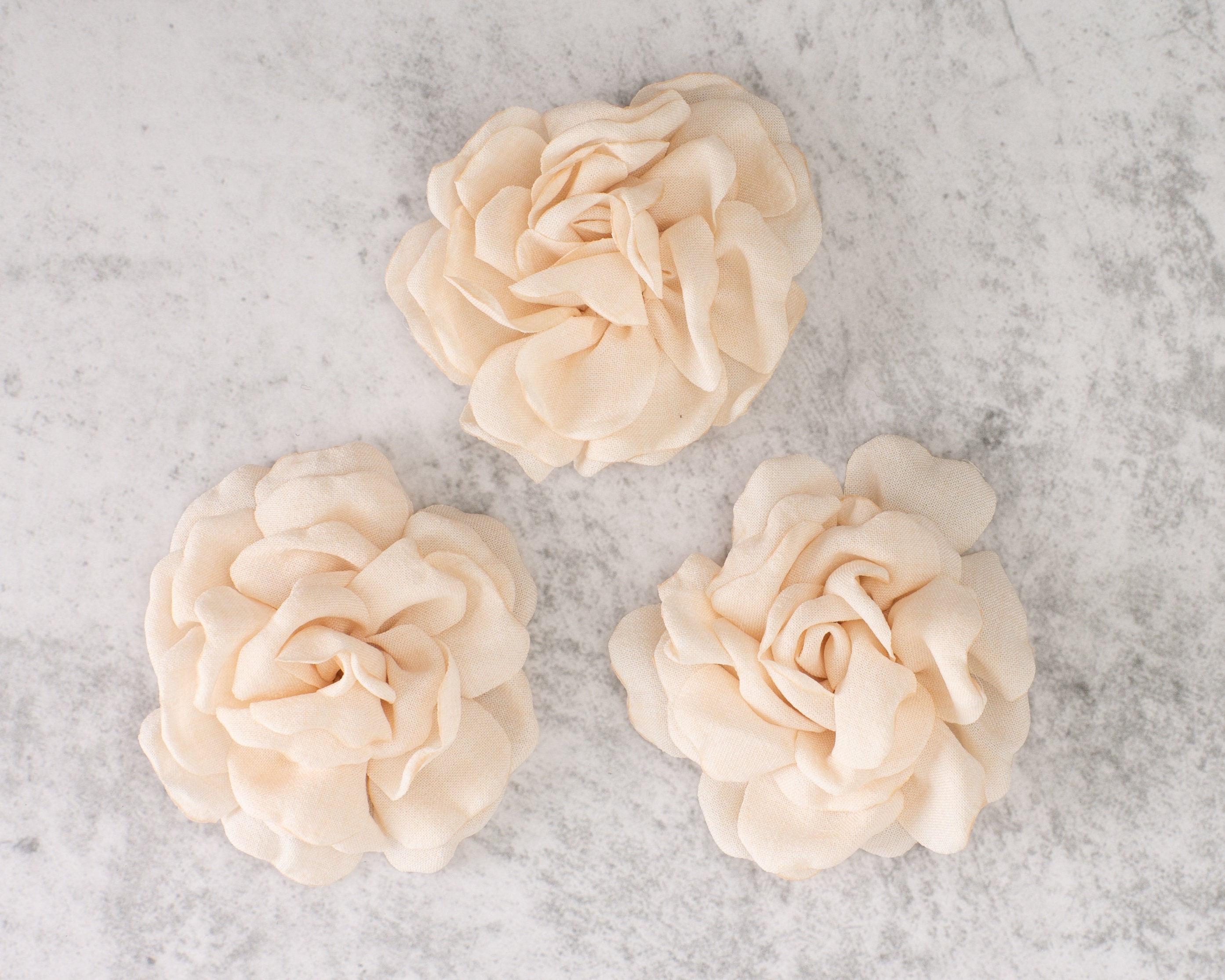 Flor de tela / gran rosa jardín / rosa de repollo artificial / | Etsy