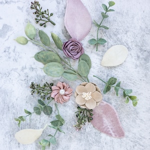 Bundel nepgroen bloemen: lentetafeldecor, fotorekwisiet