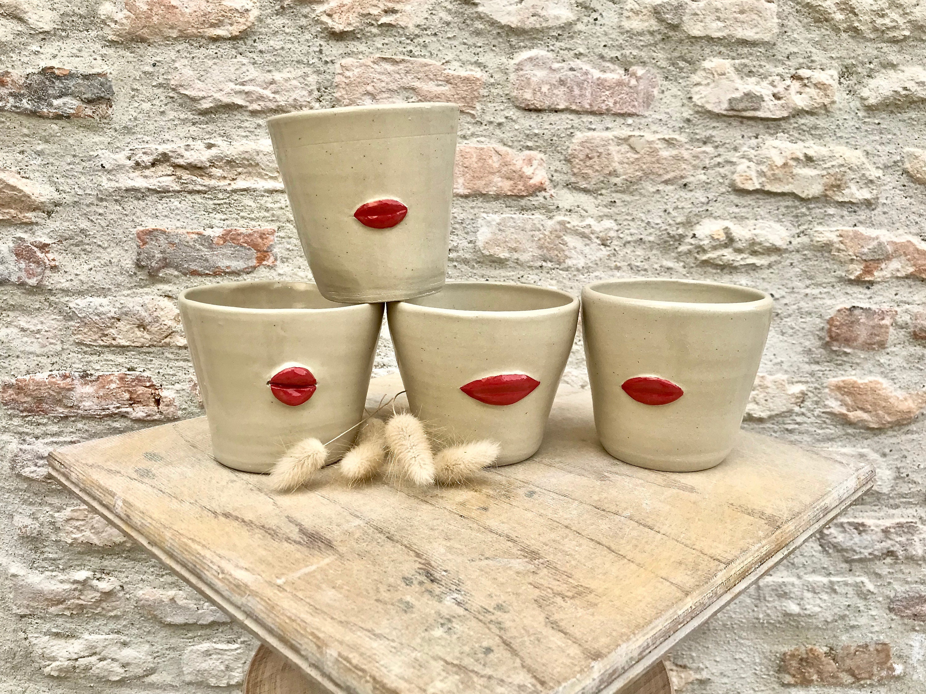 Mug bouche Handmade ceramic tableware in France