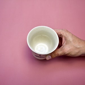 Mug Monsieur in sandstone, of French origin can be used in the morning for tea or coffee image 4