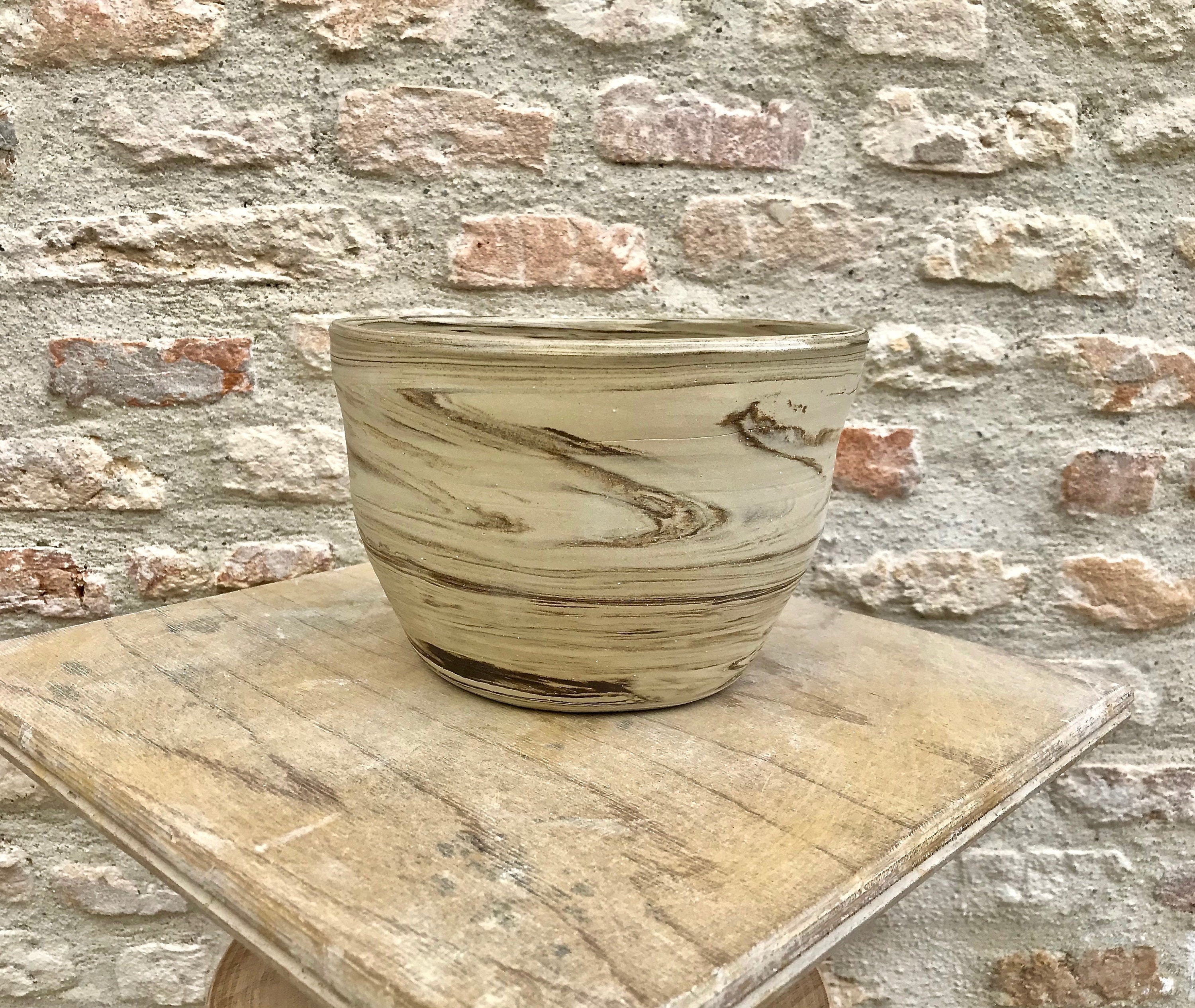 Saladier en Céramique Noir et Blanc