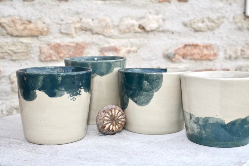 Handmade ceramic mug craft tableware image 1