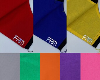 Black Mask & Select your Secondary Color with Integrated Non-Woven Filter Liner