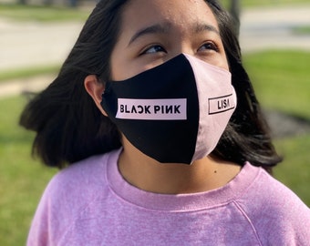 BLACKPINK Mask with Integrated Non-Woven Filter Liner