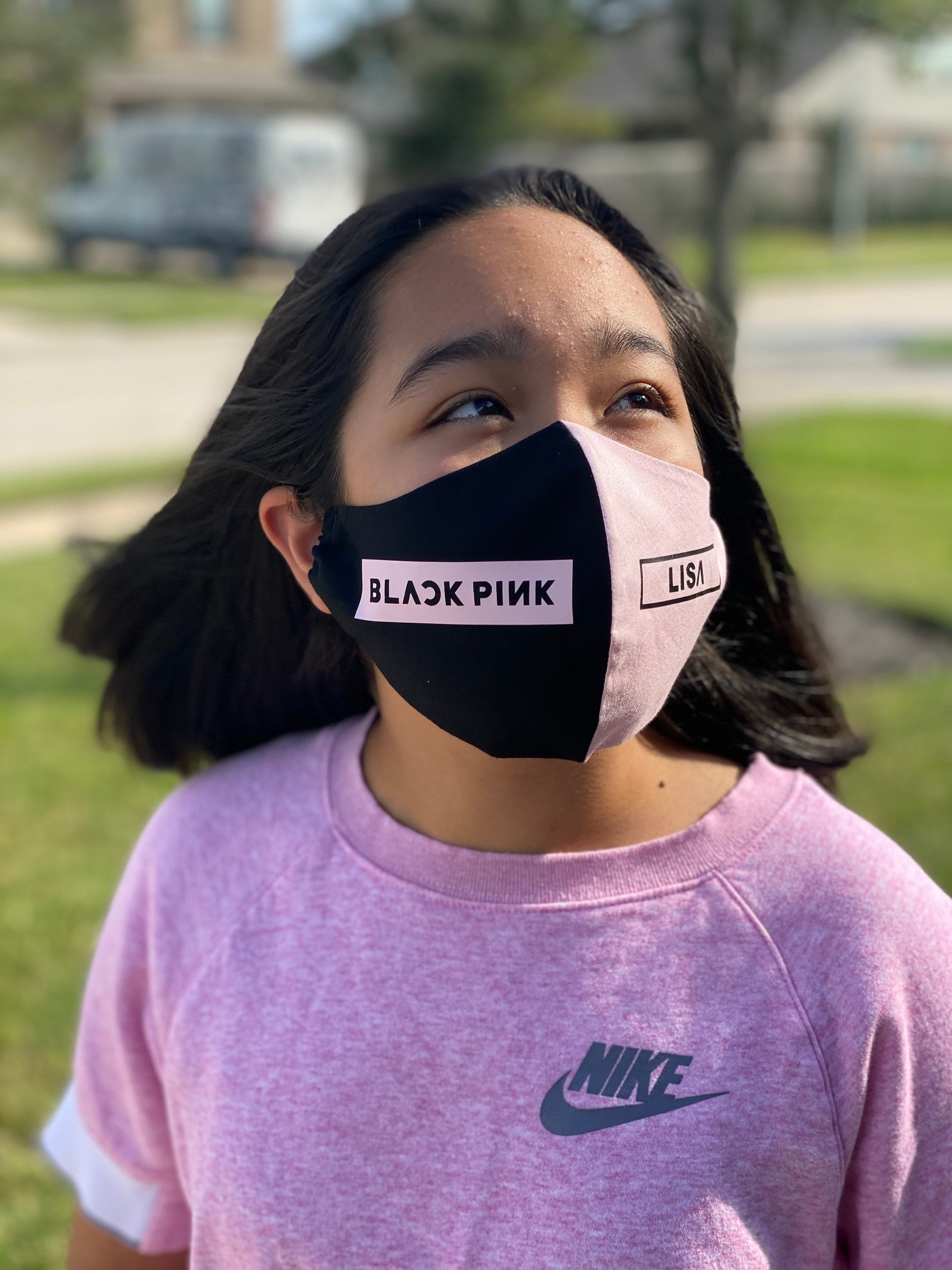BLACKPINK Mask With Integrated Non-woven Filter Liner - Etsy