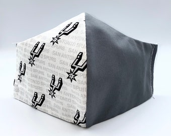 NBA San Antonio Spurs Mask with Integrated Non-Woven Filter