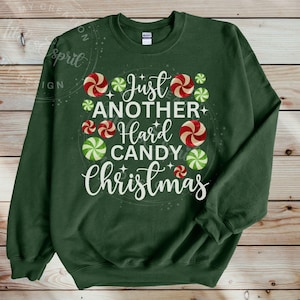 Christmas Nostalgic Country Hard Candy Sweatshirt Hard Candy Christmas Holiday Winter Shirt Xmas Sweater Candy Cane Candy Holiday Pullover