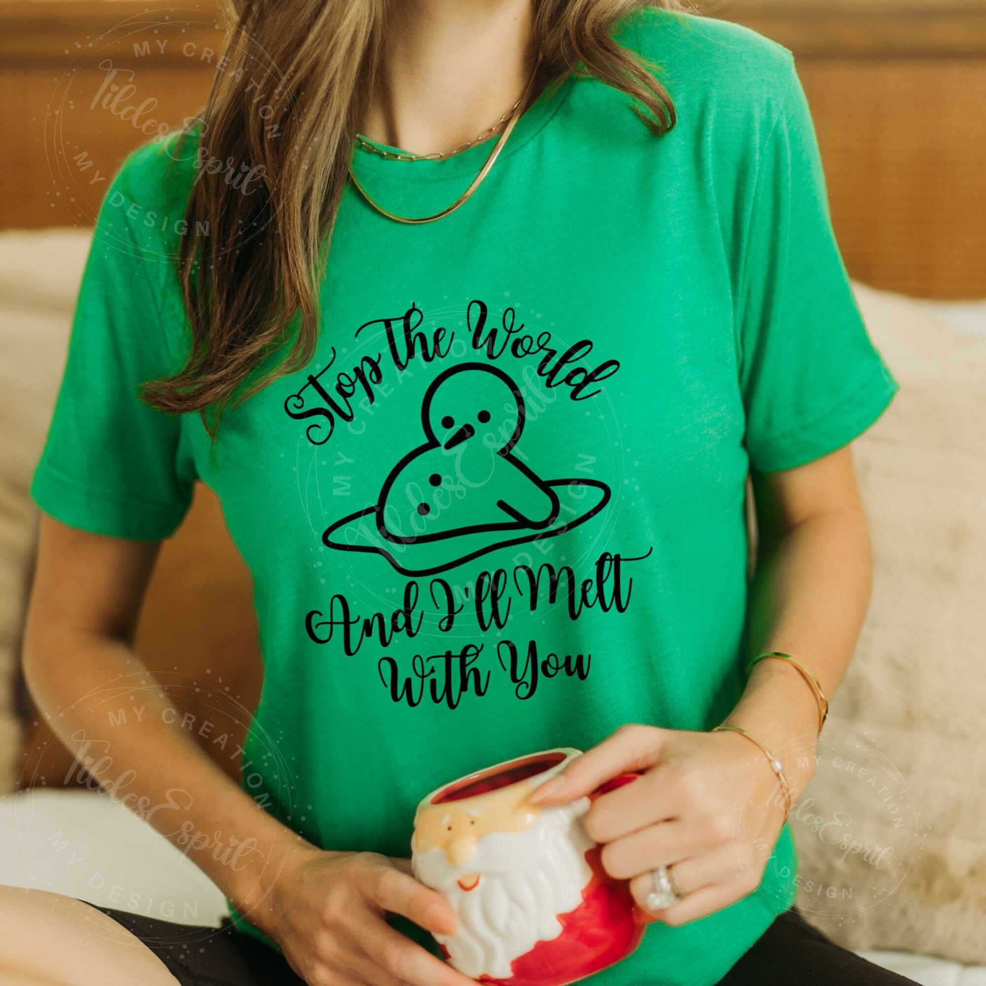 Melting Snowman Tee - Etsy