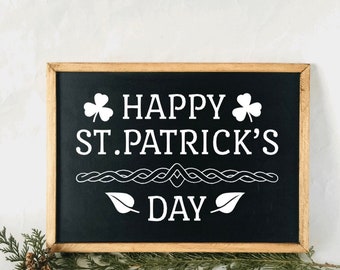 Happy st Patrick’s day decoration ,chalkboard style sign ,Ireland,uk ,home decor