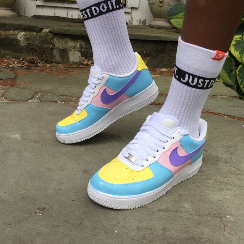 Custom Nike AF1 PASTEL Colorway | Etsy