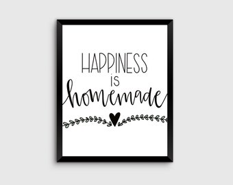 Happiness is Homemade Print