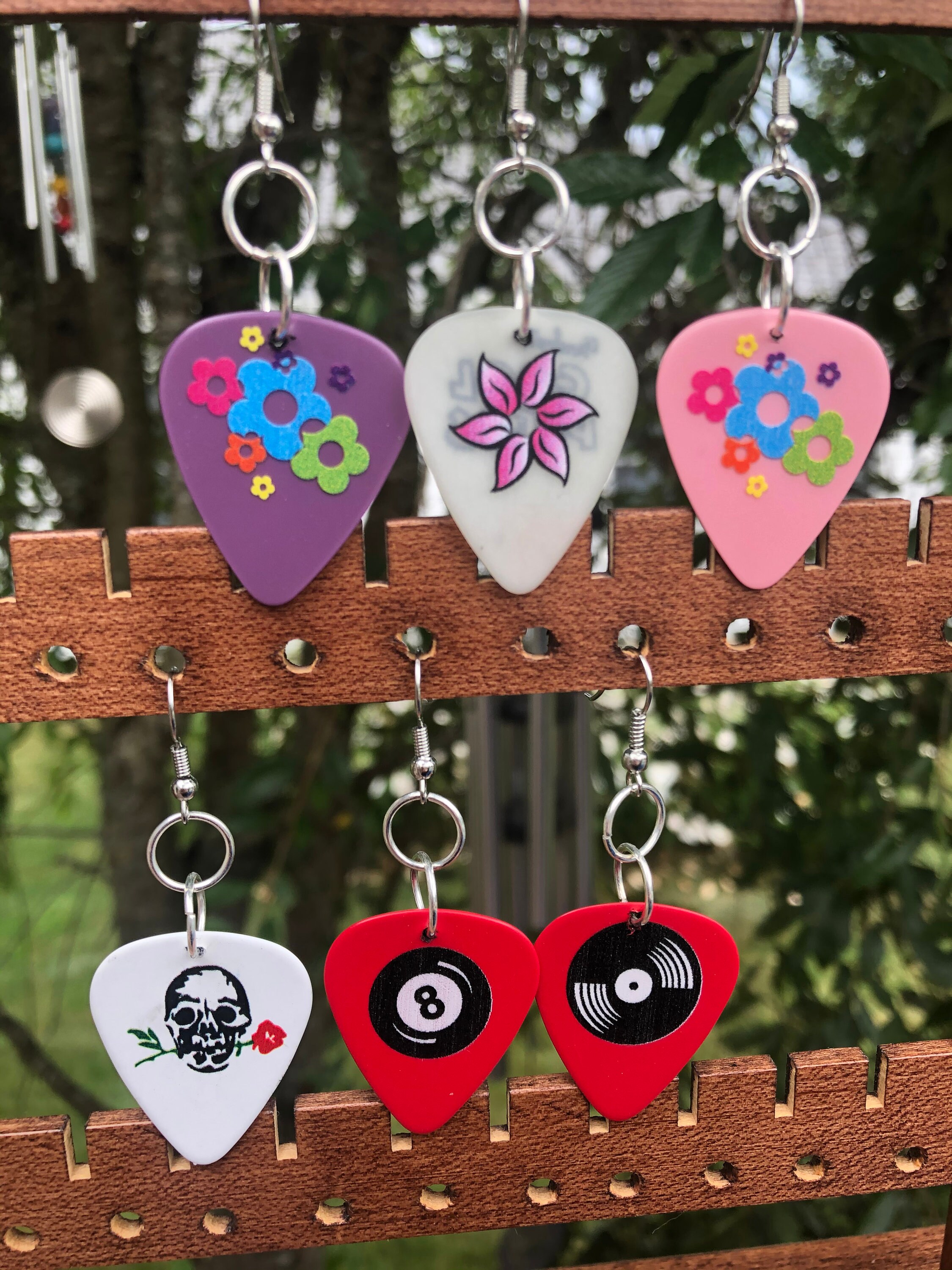Guitar Pick Earrings Etsy
