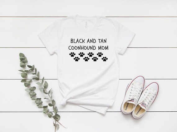 Black and Tan Coonhound T-shirt Black 