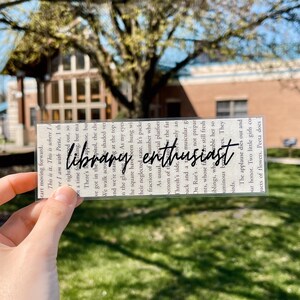 Library Enthusiast Bookmarks