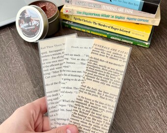 Agatha Christie Bookmark - Etsy
