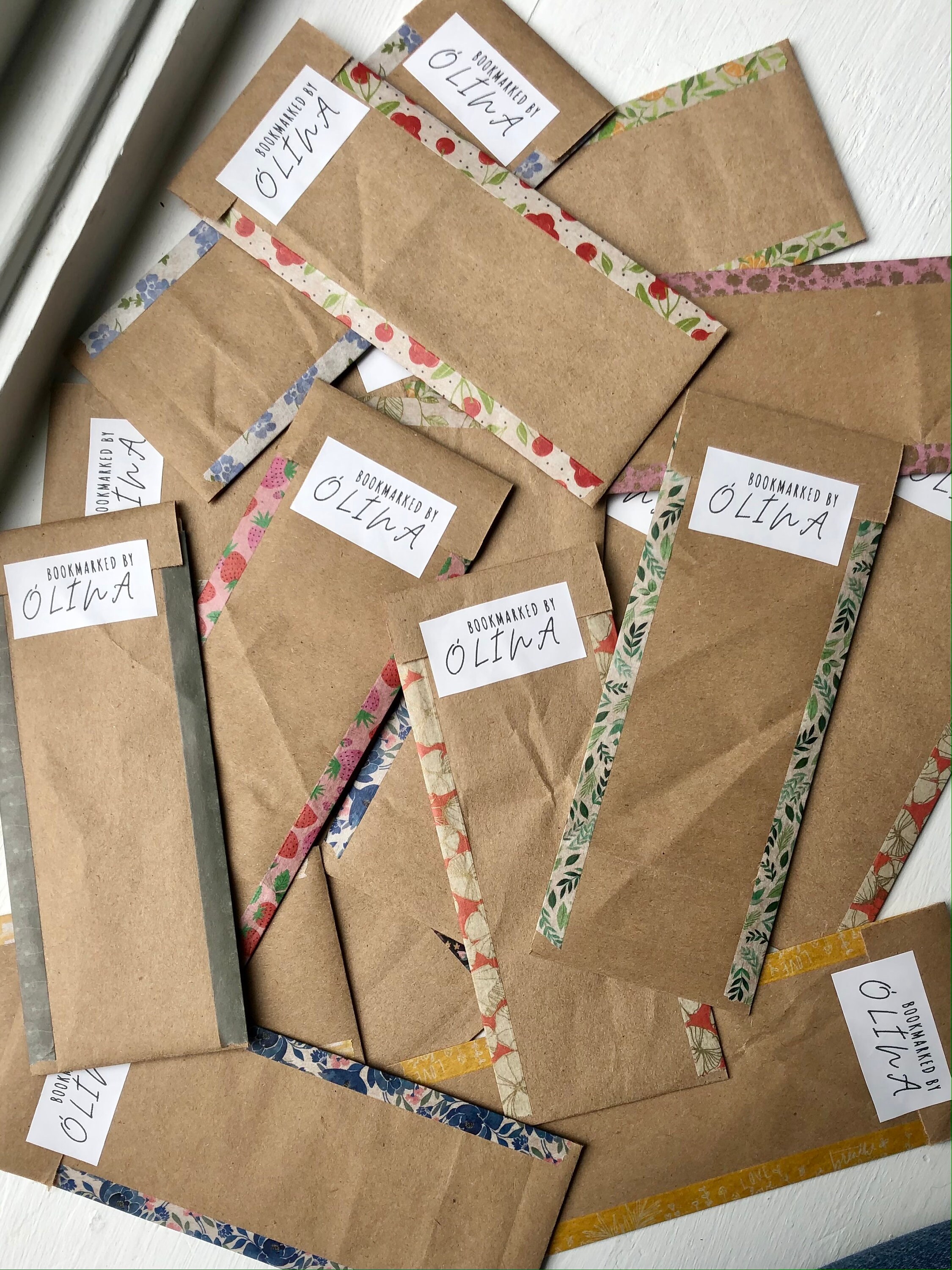 Flawed Bookmark Bundles, Recycled from Thrifted Books