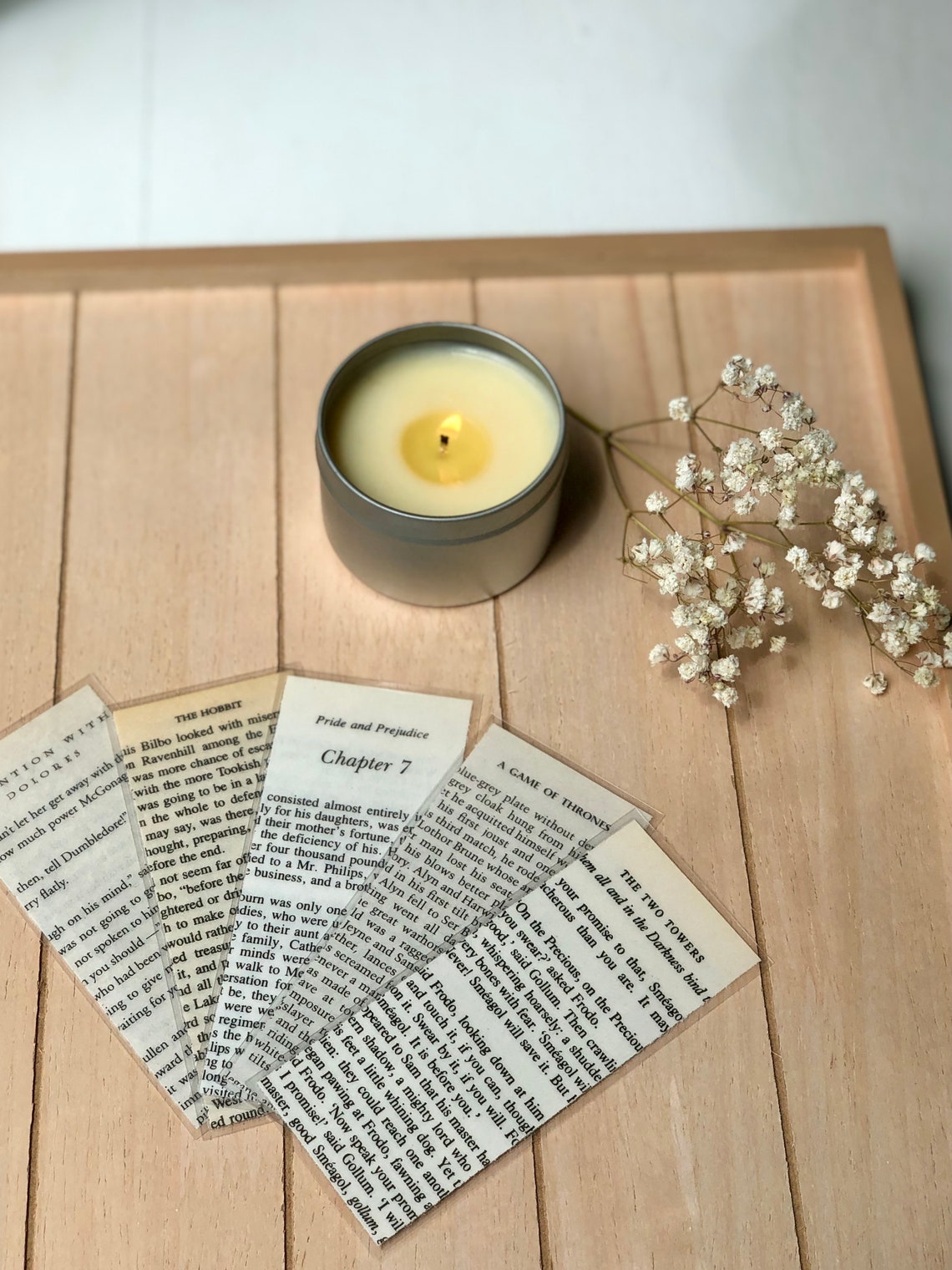 Mini Bookmarks - Etsy