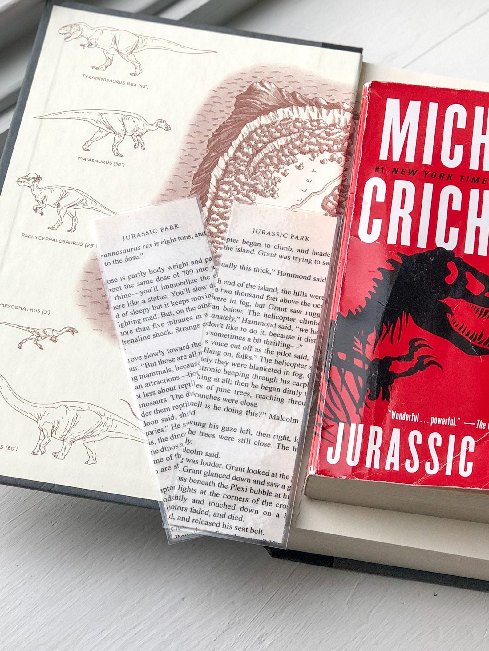 Jurassic Park Inspired Bookmarks | Etsy